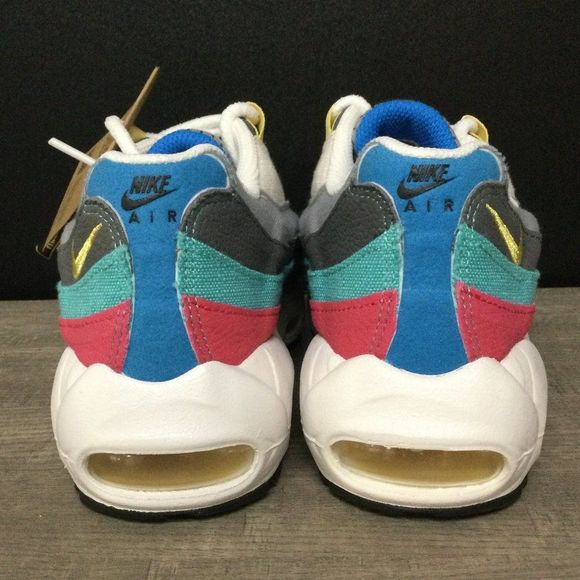 Nike Air Max 95 SE Sprung Grey Blue Pink Shoes DN4371-001 Youth 5Y Boys Girls - Picture 5 of 9